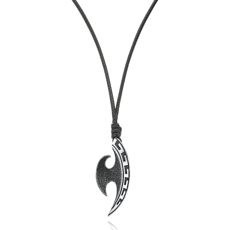 minimalist black pearl necklace Tensity Stainless Steel 45cm Necklace