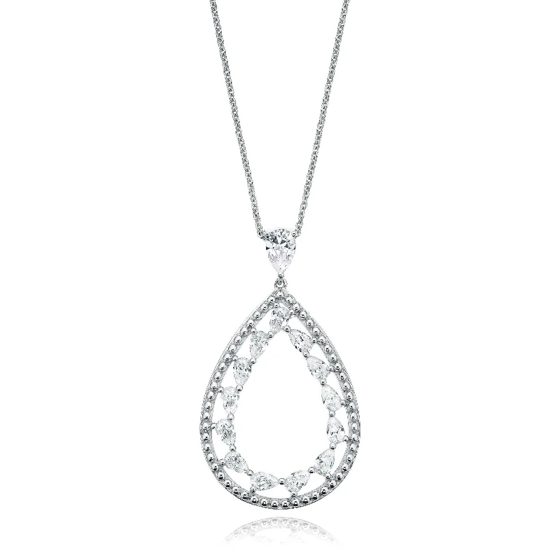 minimalist diamond stud earrings Sterling Silver Cubic Zirconia Pendant