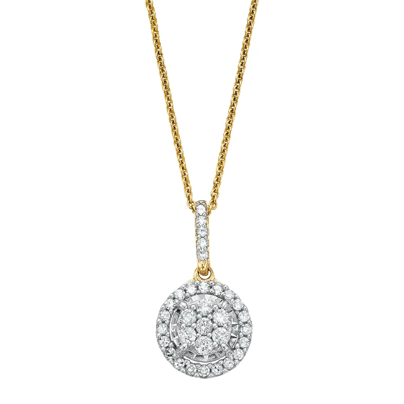 classic silver pearl earrings London 9ct Yellow Gold Round Brilliant Cut with 1/4 CARAT tw of Diamond Pendant