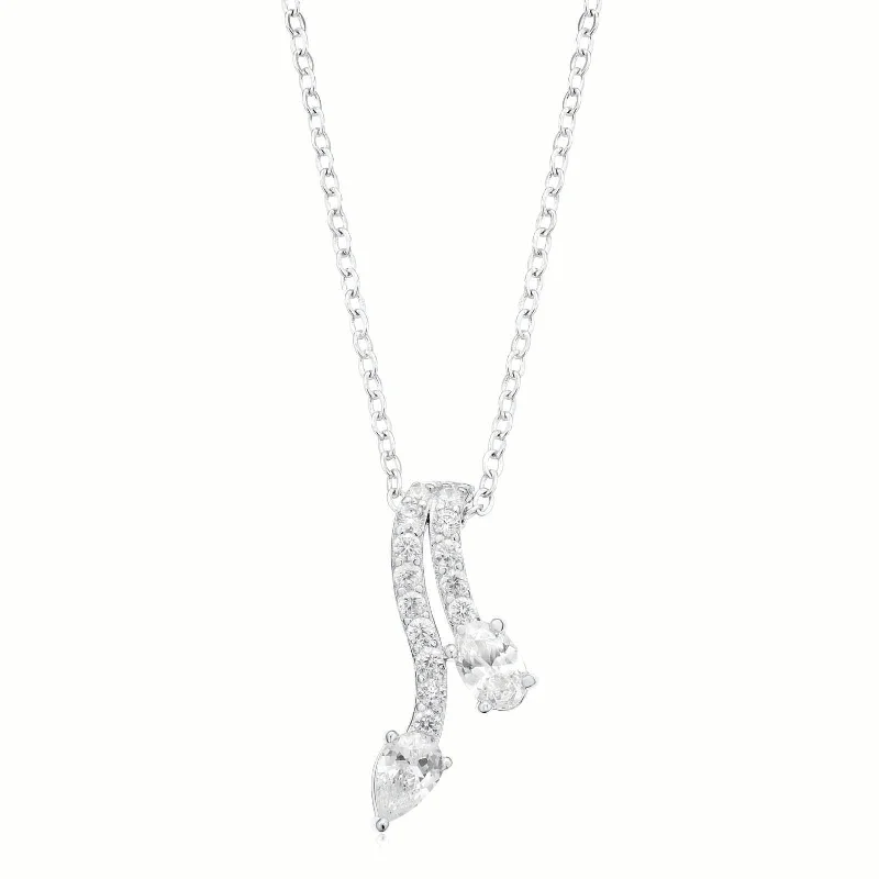 real smoky quartz pendant Sterling Silver Cubic Zirconia Pendant