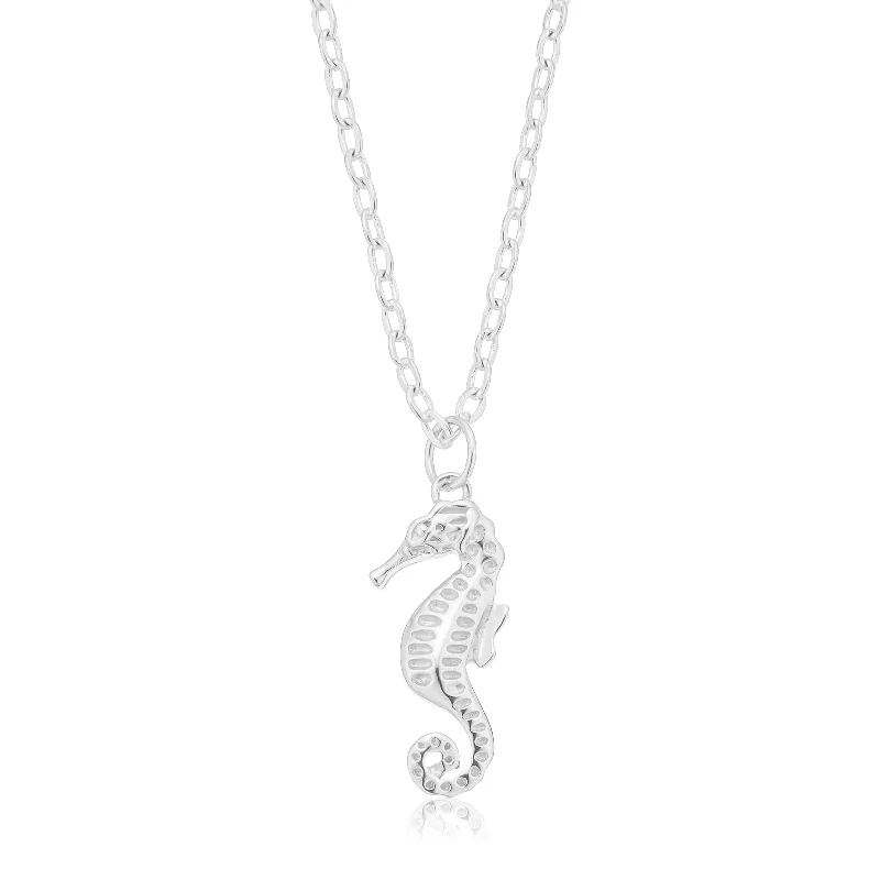 celestial moon and stars ring Sterling Silver Sea Horse Charm