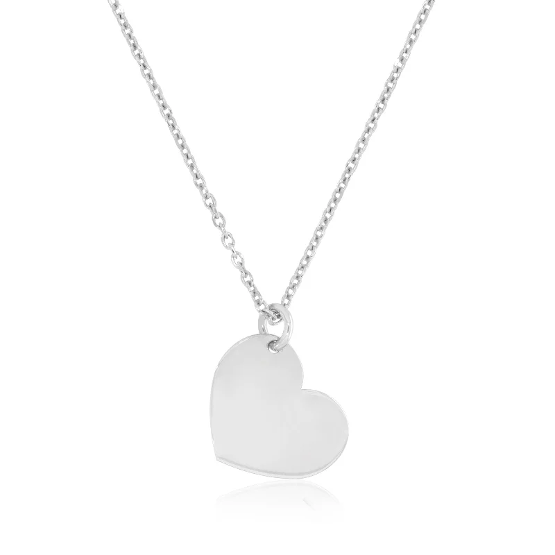 real smoky quartz pendant Sterling Silver 45cm Heart Necklace Pendant