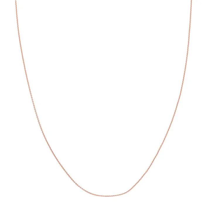 ADJUSTABLE ROSE GOLD CABLE CHAIN