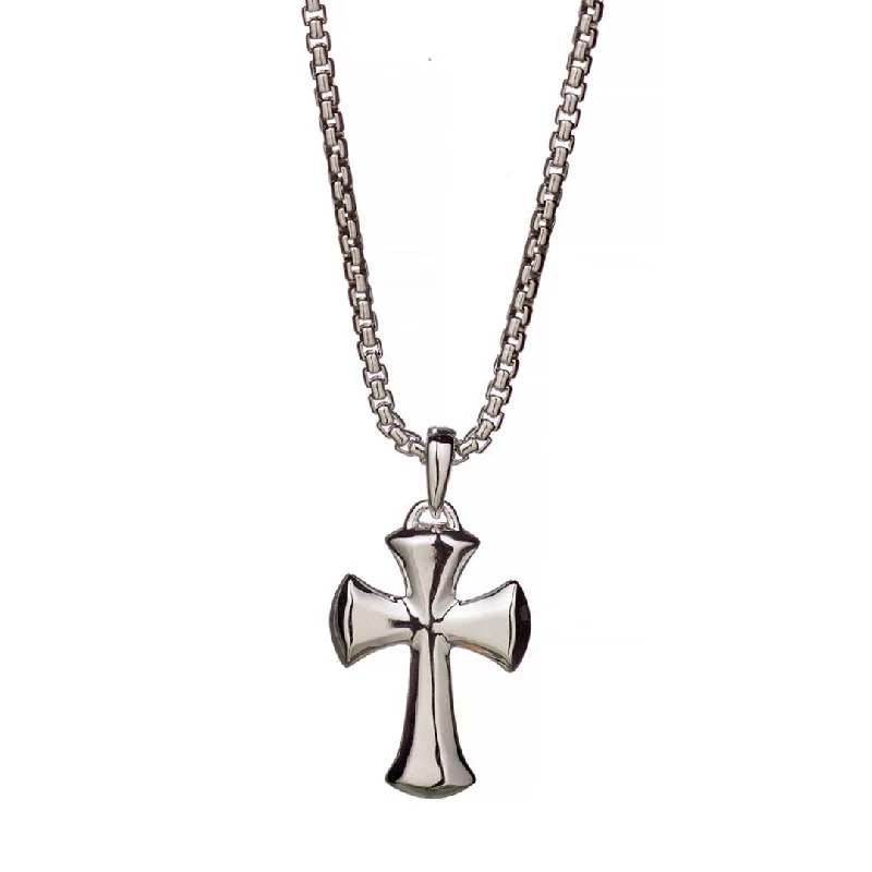 Hope Cross Silver Necklace