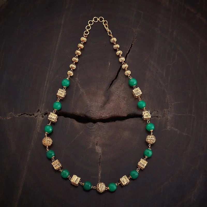 minimal diamond bar necklace Antique Mala 158352