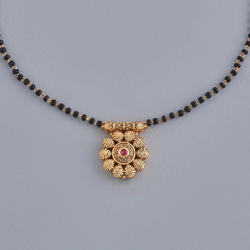 boho macrame bead anklet Antique Mangalsutra 170288