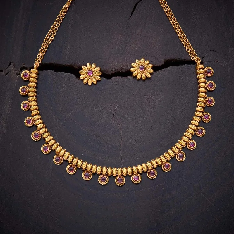 classic wedding set with diamonds Antique Necklace 139673