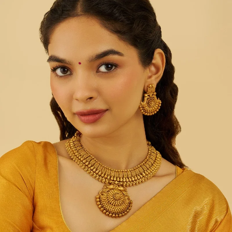 pearl stud earrings classic Antique Necklace 156017