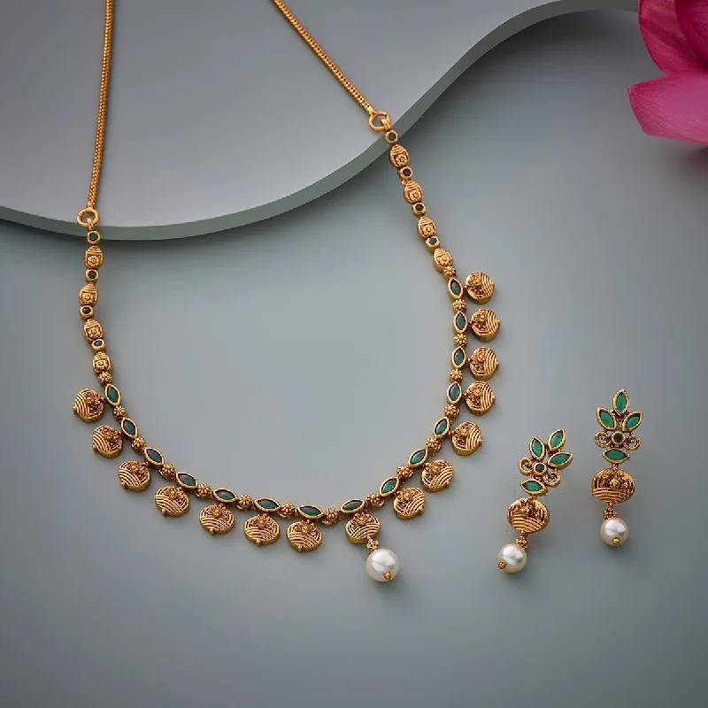 minimalist sapphire drop necklace Antique Necklace 160568