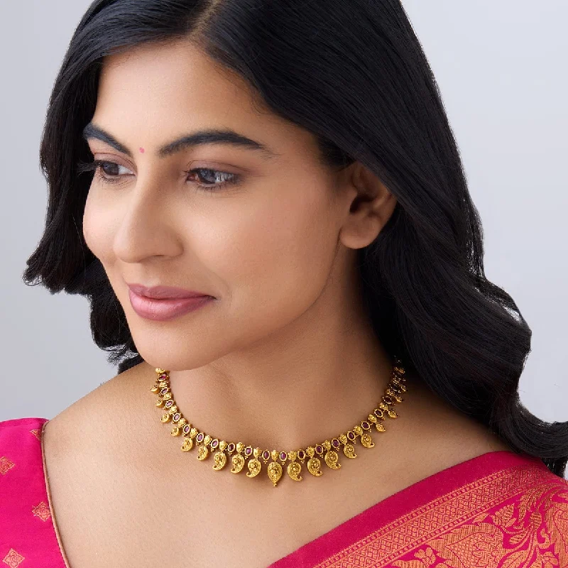 chunky gold chain necklace Antique Necklace 162748