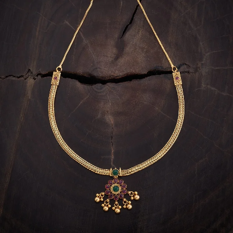 handmade copper wire ring Antique Necklace 163433