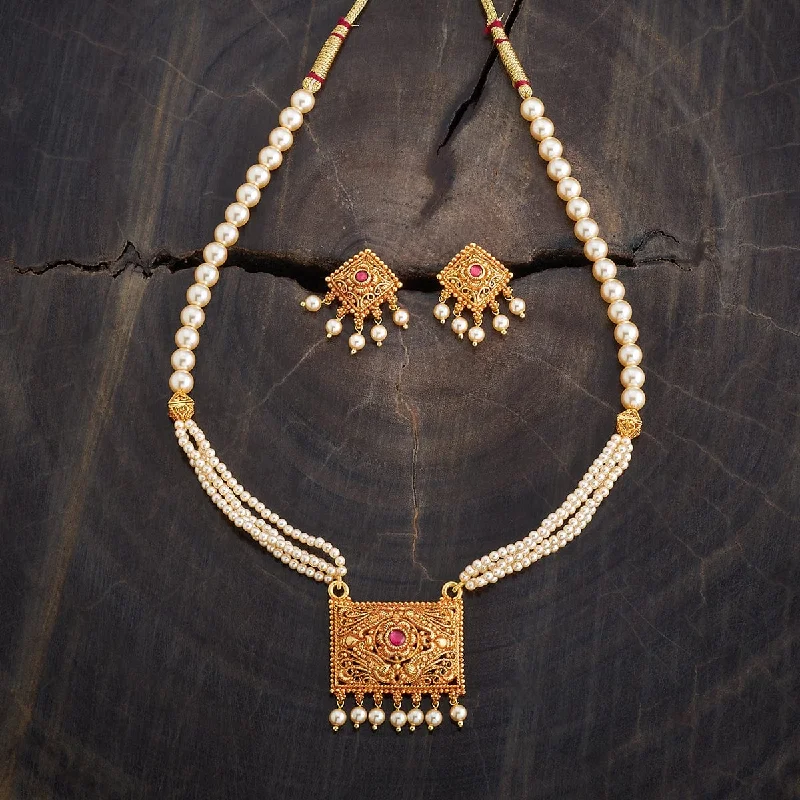 dainty rose gold anklet Antique Necklace 175325