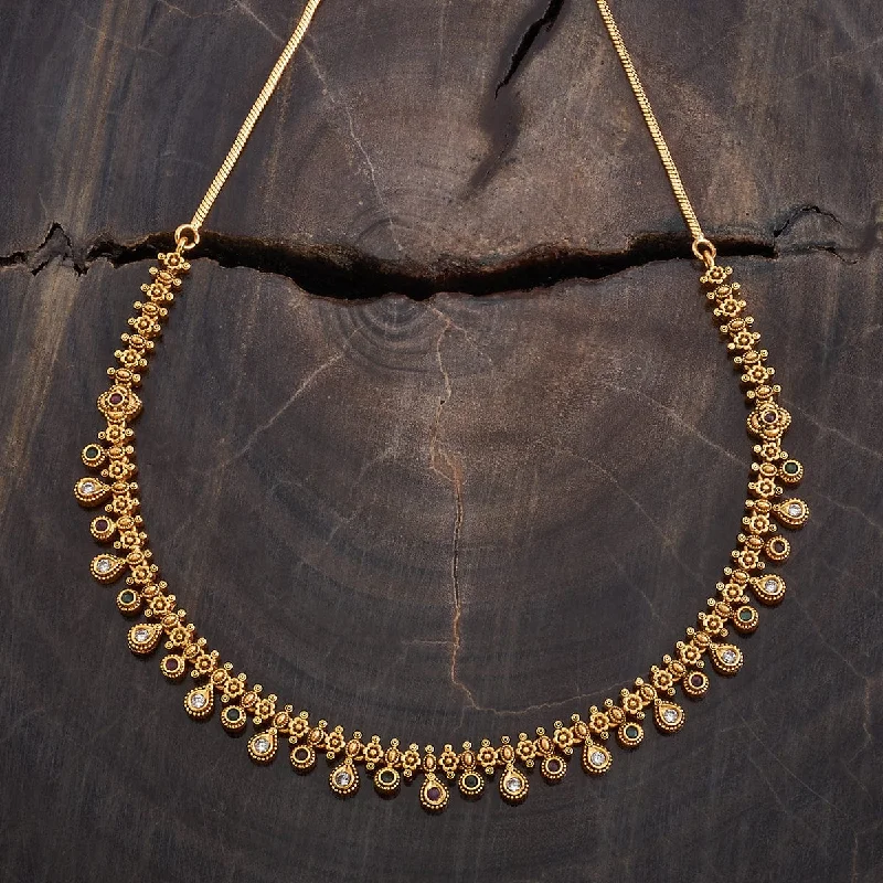 hexagon-shaped engagement ring unique Antique Necklace 175859