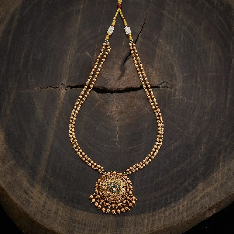 handmade leather pendant necklace Antique Necklace 176390