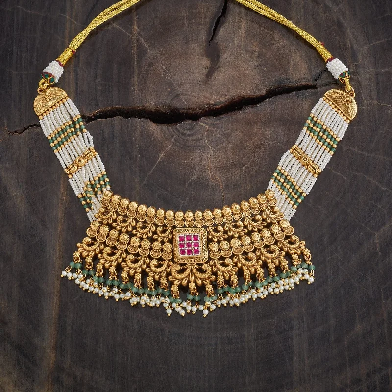 black and gold wedding band Antique Necklace 176936