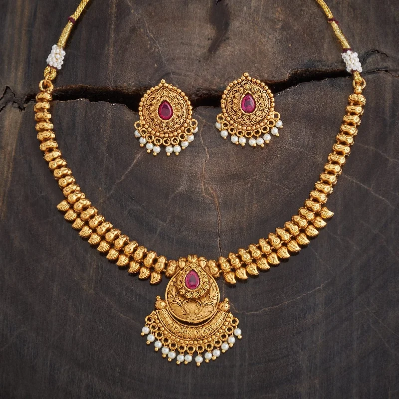 classic pearl bridal earrings Antique Necklace 177769