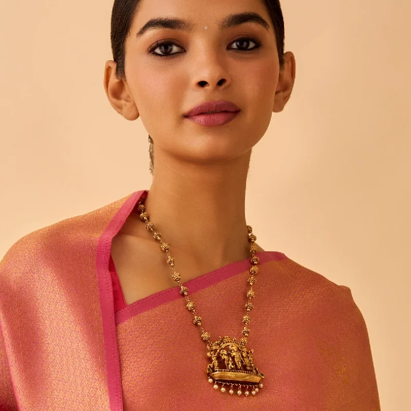 gold choker necklace simple Antique Necklace 177825