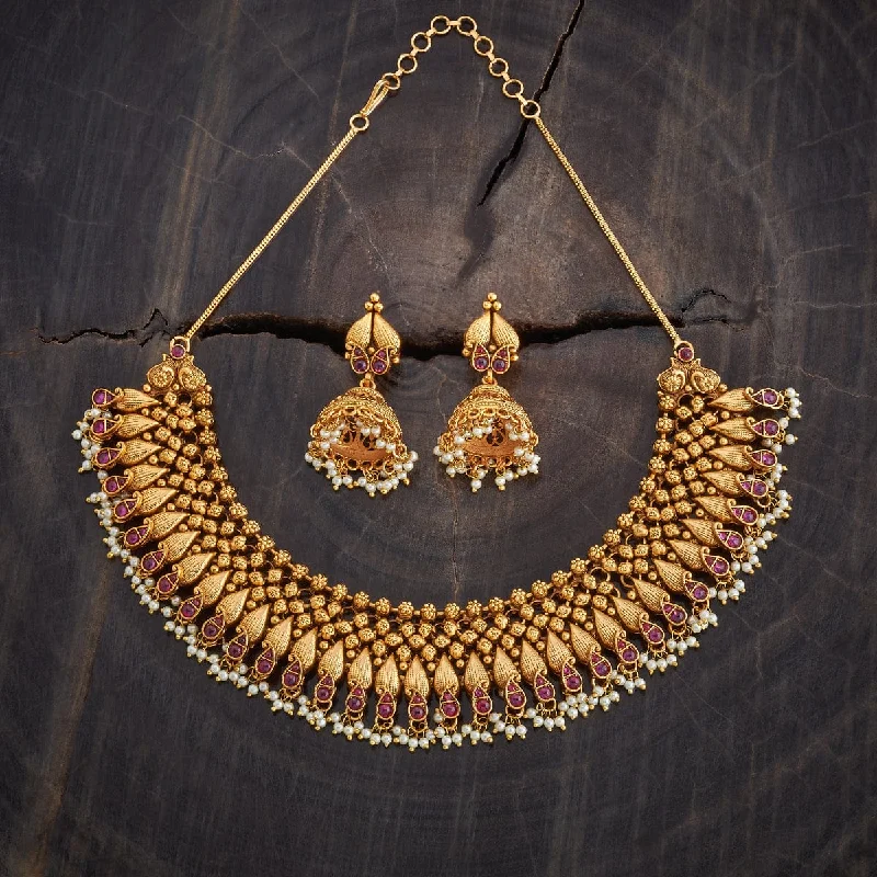 modern geometric gold ring Antique Necklace 178655