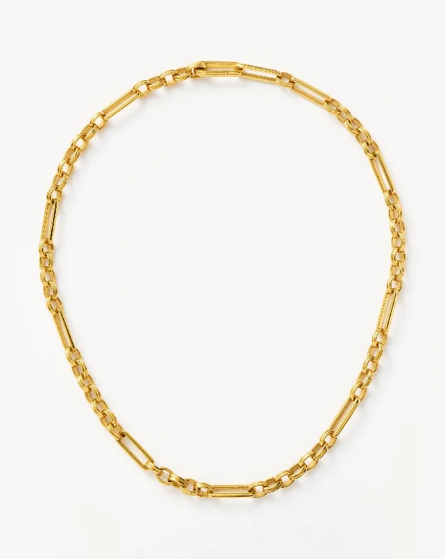 Celtic knot wedding band Axiom Chain Necklace | 18ct Gold Plated