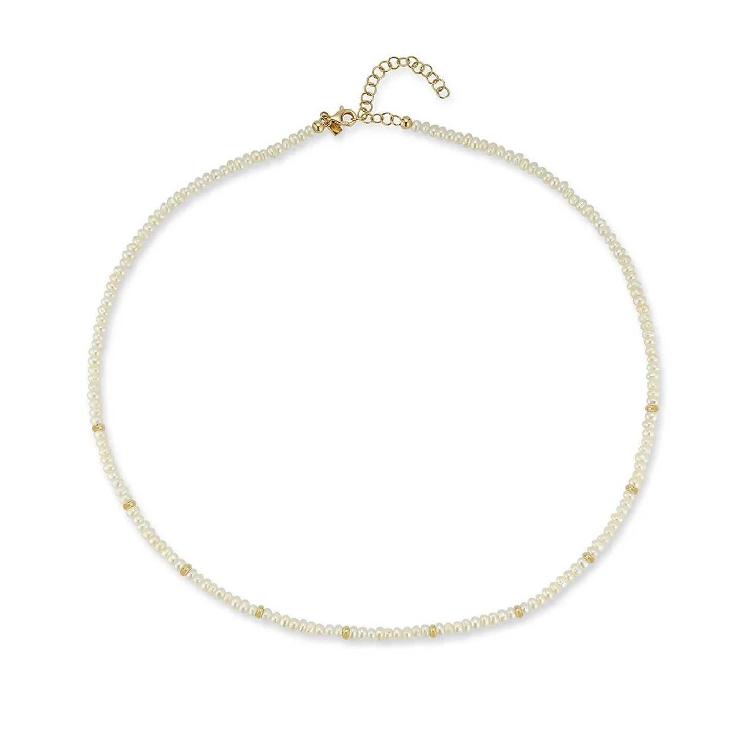 celestial lunar eclipse pendant Pearl Bead Necklace
