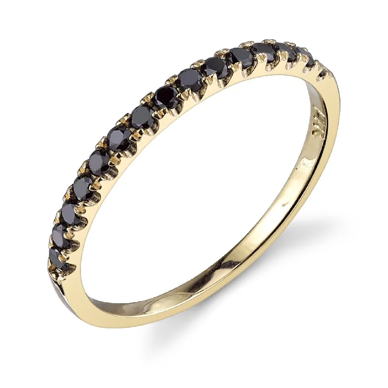 sterling silver charm anklet Pavé Ring