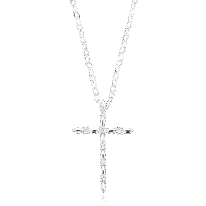 minimalist rose gold bracelet Celebration Sterling Silver with Round Brilliant Cut 0.05 CARAT tw of Lab Grown Diamond Pendant