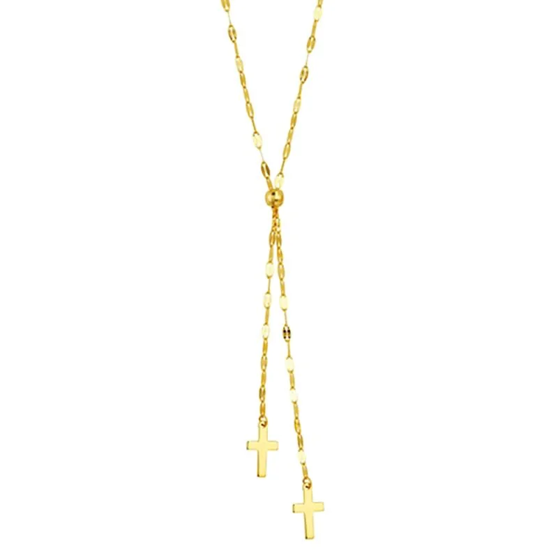 DANGLE CROSS NECKLACE