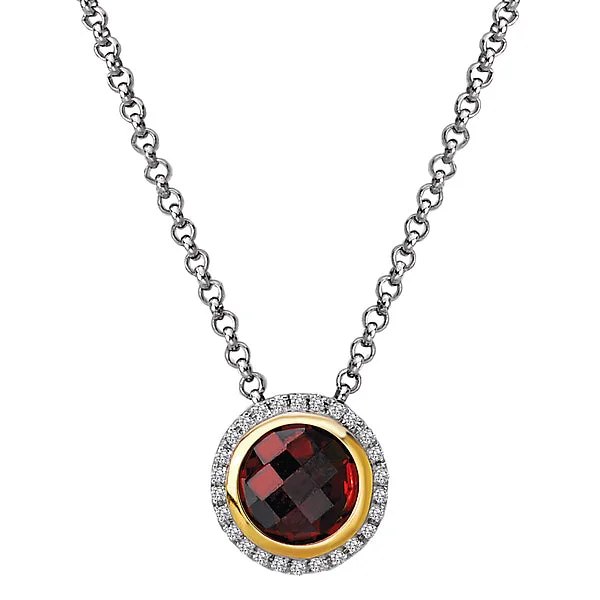 titanium spinner ring anxiety relief Diamond and Gemstone Halo Pendant