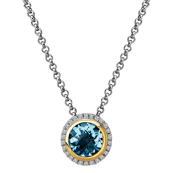handcrafted silver cross pendant Diamond and Gemstone Halo Pendant