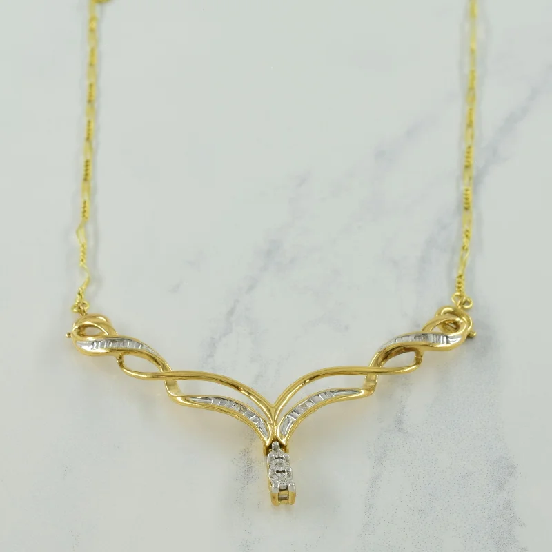 dainty opal nose ring Diamond Necklace | 0.05ctw | 18.5" |