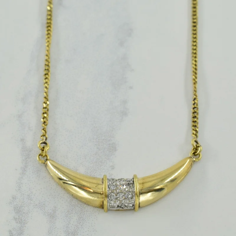 handmade braided hemp bracelet Diamond Necklace | 0.12ctw | 16.5" |
