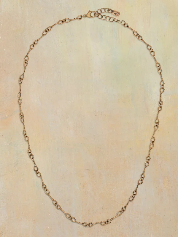 rose gold ring with diamonds Emerson Necklace