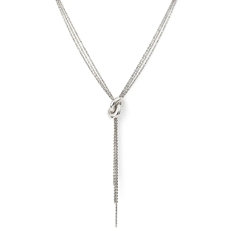 The Legacy Knot 18K Whitegold Necklace