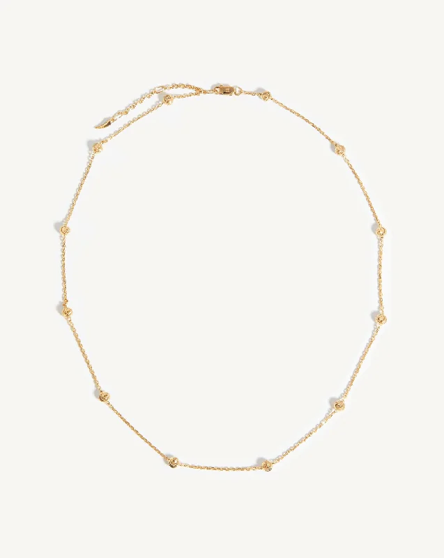 emerald-cut aquamarine necklace Fine Bobble Chain Necklace