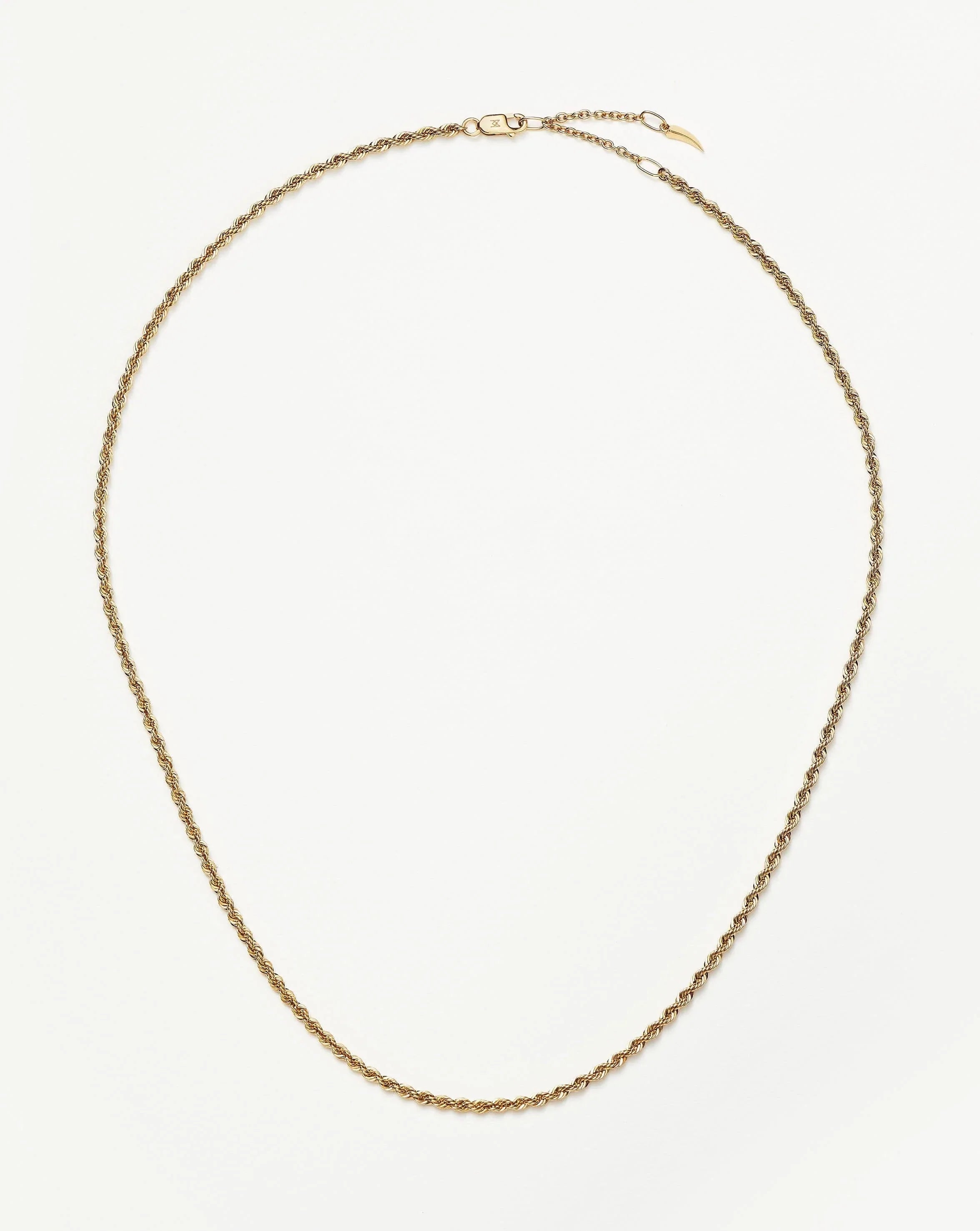 elegant art deco necklace Fine Classic Rope Chain Necklace