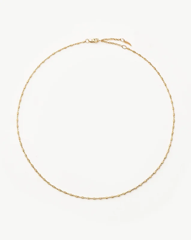 modern geometric drop earrings Fine Vervelle Chain Choker