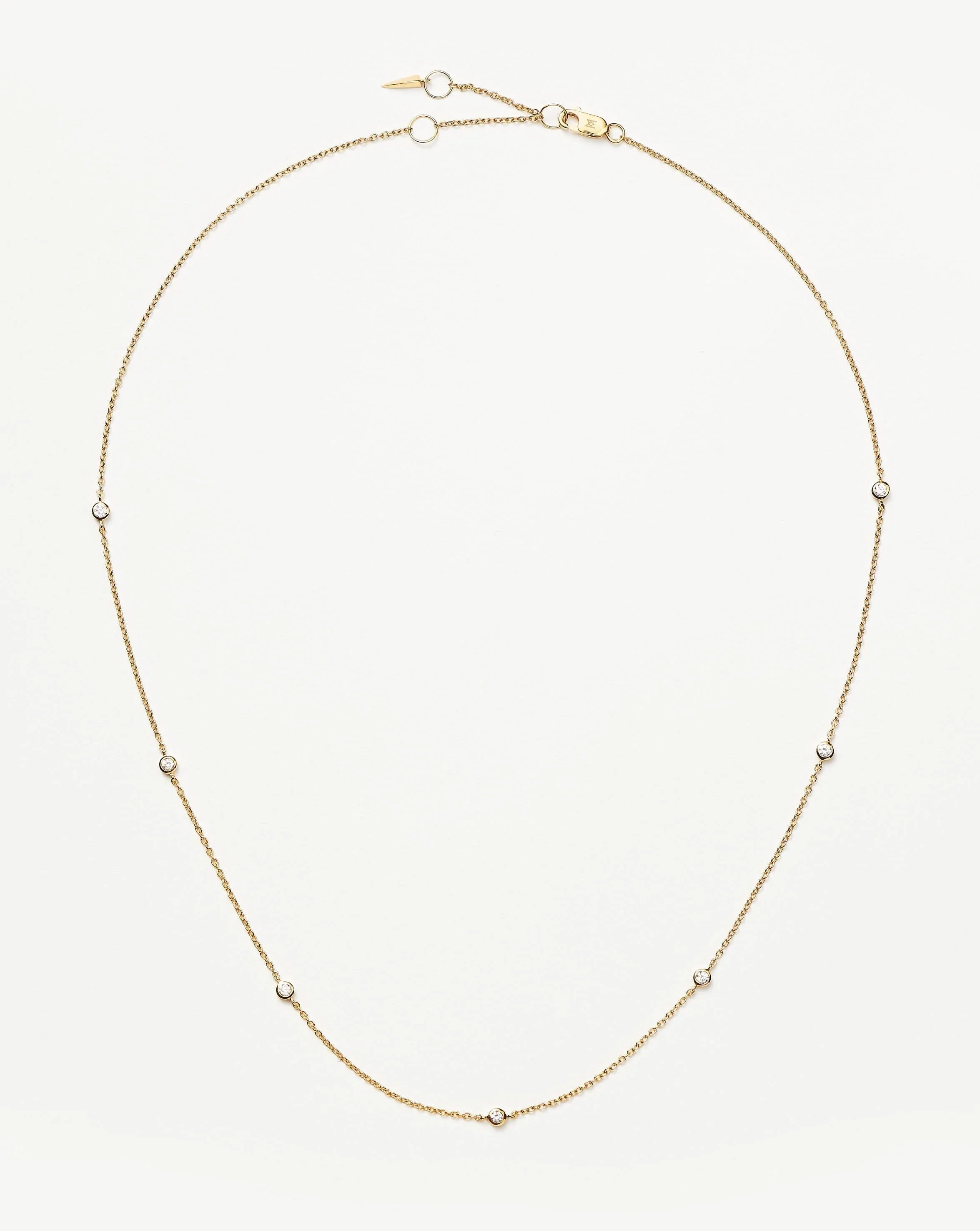 waterproof beach anklet stainless steel Fine Floating Diamond Necklace | 14ct Solid Gold