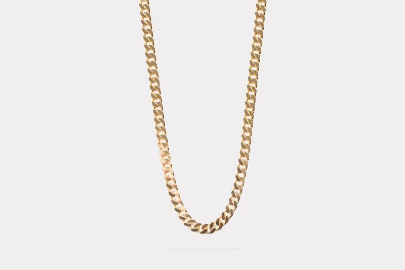 IX Chunky Curb 14K Gold Necklace