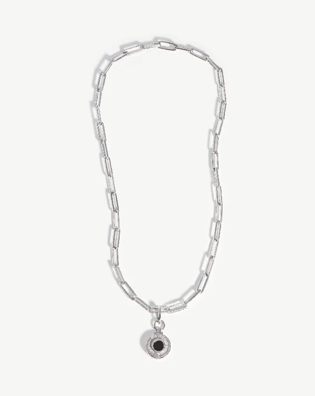diamond halo engagement ring Fused Engravable Round Locket Chain Necklace