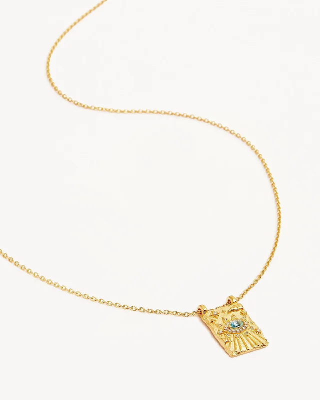 wedding band with diamonds 18k Gold Vermeil Awaken Necklace
