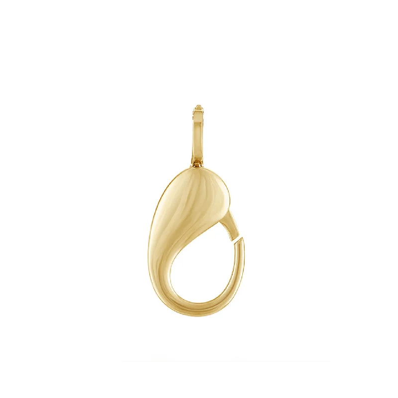 gold bar earrings minimalist Gold Lock Charm