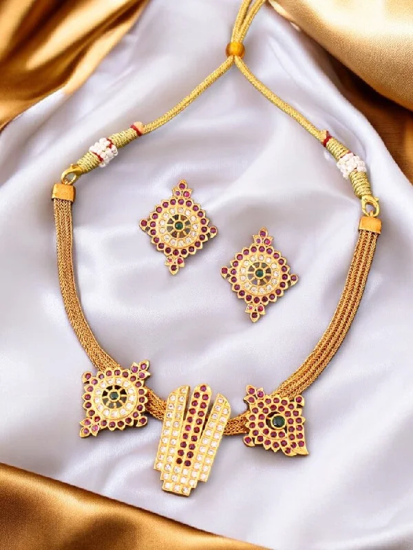 aquamarine and diamond wedding ring Golden Evelin Antique Jewellery Set - New Arrival