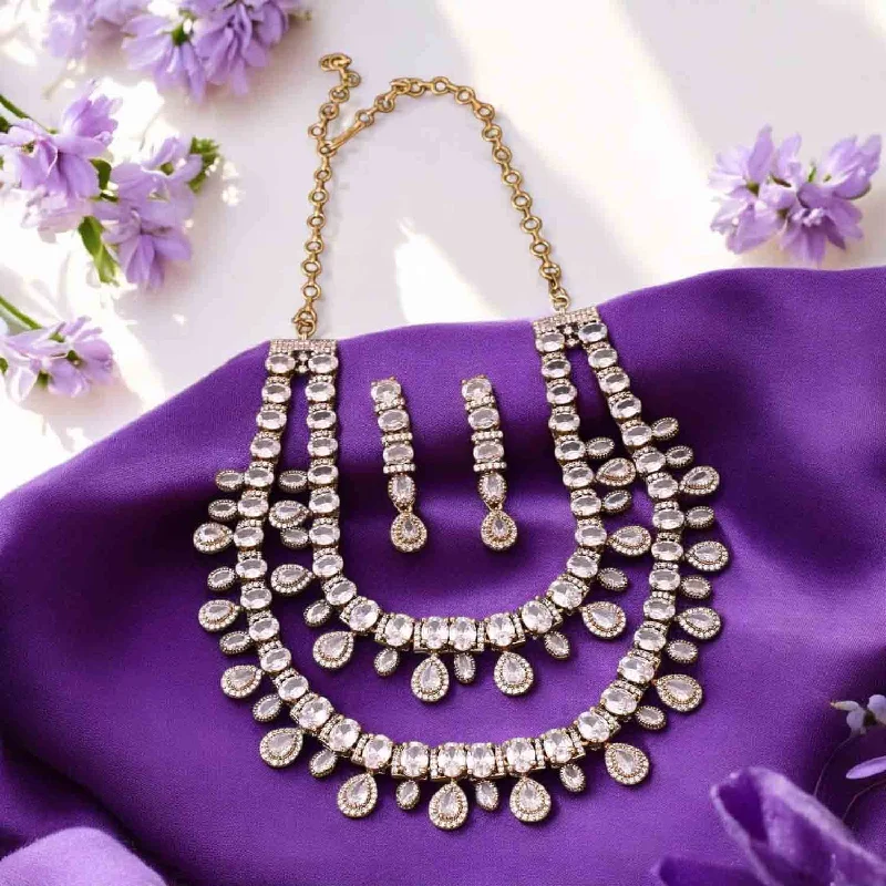 delicate pearl bracelet Ivory Aabirah Victorian Jewellery Set- New Arrival
