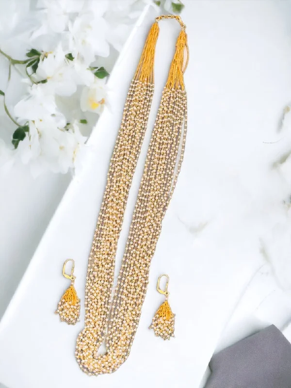 sterling silver infinity loop ring Ivory Radhya Pearl Jewellery Set- New Arrival