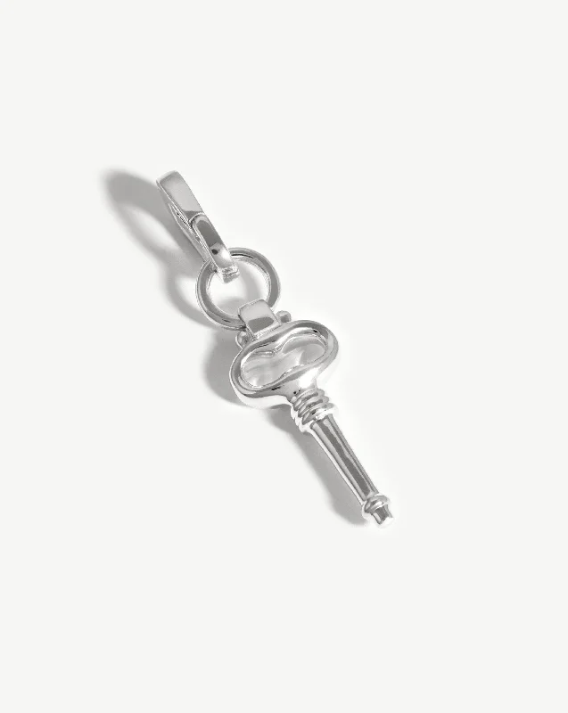 men’s tungsten wedding ring Key Clip-On Pendant