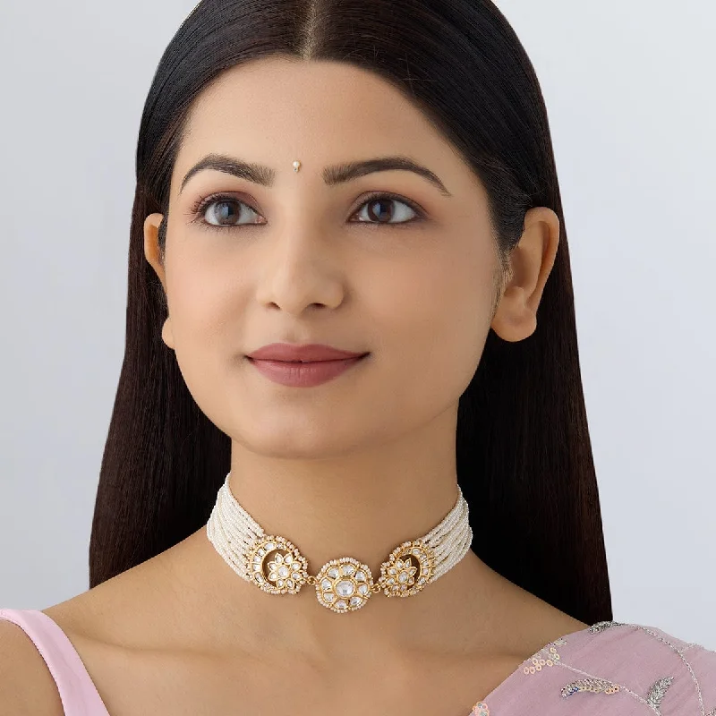 personalized pet photo necklace Kundan Necklace 161522