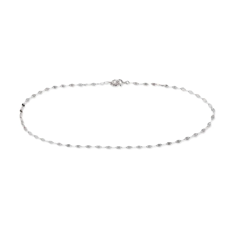 Boys Tears 18K White Gold Choker