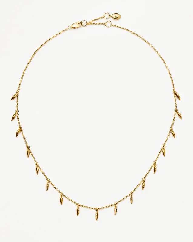 men’s rugged leather bracelet Lucy Williams Mini Fang Necklace | 18ct Gold Vermeil