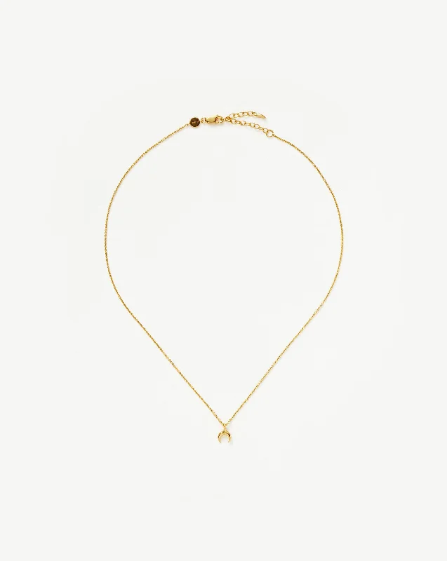elegant marquise diamond ring Lucy Williams Tiny Horn Necklace