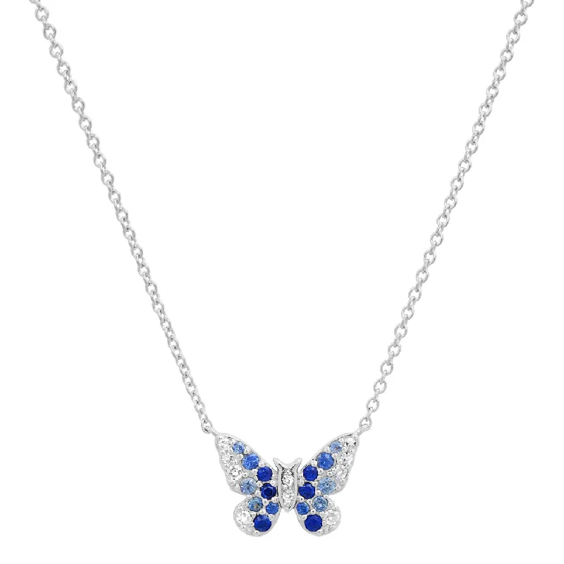 celestial star charm bracelet Mini Ombre Butterfly Necklace